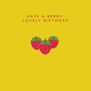 'hope your birthday is really nice' card by loveday designs