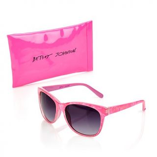 Betsey Johnson "Perfect Pink" Modified Square Sunglasses