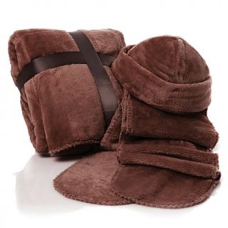 Concierge Collection Soft & Cozy Hat, Scarf and Throw