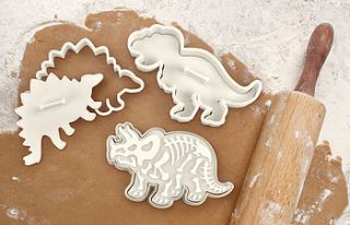 daddy dinosaur fossil cookie cutters by nest