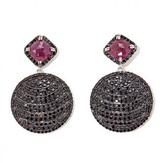 Rarities Fine Jewelry with Carol Brodie Black Spinel and Ruby Sterling Silver