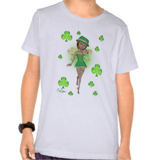 St. Patrick's Day Kids T Shirt   Irish Pixie