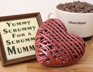 molten 'yummy mummy' chocolate gift box by unique chocolate