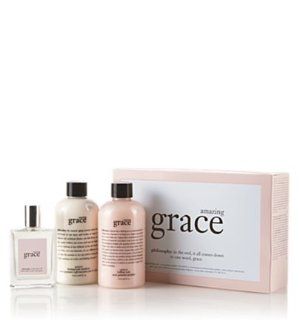 amazing grace  layering gift set  philosophy 3 pc.  Fragrance Sets  Beauty