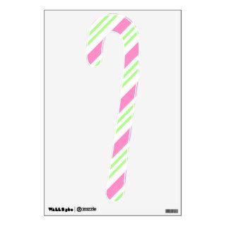 Candy Cane Pink & Green Wall Decal