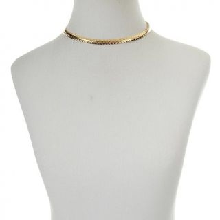 Bellezza "Freccia" Bronze Diamond Cut 17" Cubetto Necklace