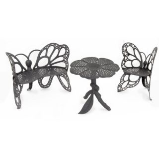 Butterfly 3 Piece Bench Seating Group