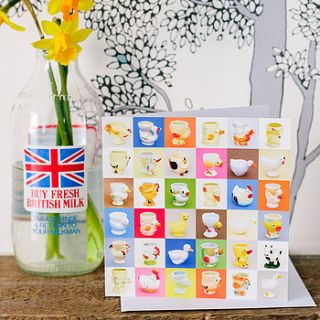 collections greeting card easter egg cups by ellie ellie