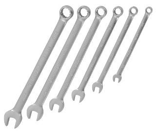 Stanley 87 247 6 Piece Satin Finish SAE Long Combination Wrench Set    