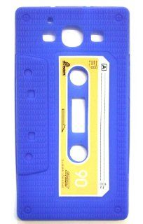 BUKIT CELL SAMSUNG GALAXY S3 III i9300 (Fits any carrier AT&T, VERIZON, SPRINT AND TMOBILE) BLUE Retro Cassette Tape Silicone Case Cover + Free WirelessGeeks247 Metallic Detachable Touch Screen STYLUS PEN with Anti Dust Plug Cell Phones & Accessor