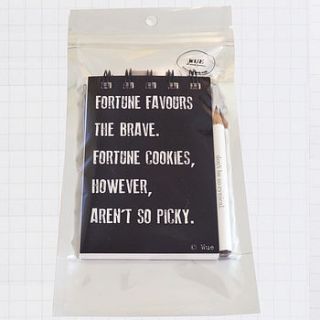 'fortune cookie' quote notebook by wue