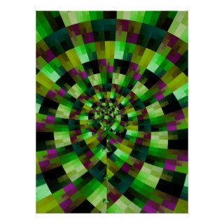 Life Will Cool Geometric Abstract Pattern Poster