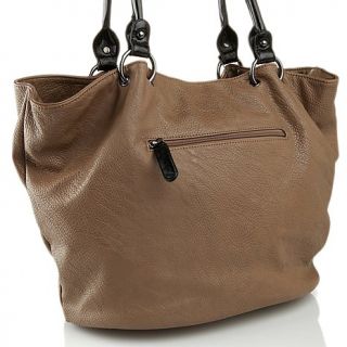 Big Buddha Kylee Oversized Tote with Metallic Accents