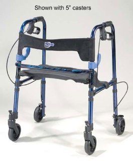 Mobility Products Clever Lite Folding Rollator with 8 Inch Casters   Adult Health & Personal Care