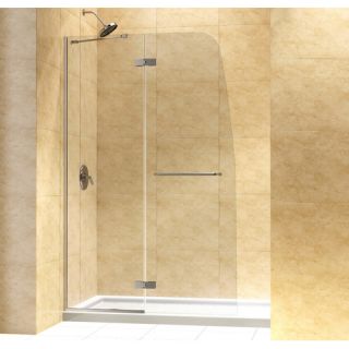 Aqua Ultra Hinged Shower Door and SlimLine Shower Base
