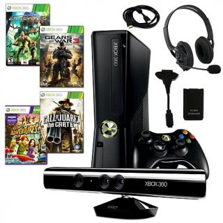 Xbox 360 Kinect 4GB 4 Game Action Bundle with Accessory Pack