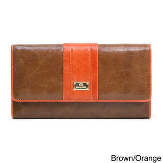 Anais Gvani Classic Genuine Leather Tri fold Wallet Anais Gvani Women's Wallets