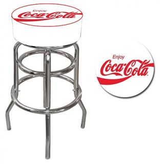 Coca Cola Delicious and Refreshing Logo Bar Stool   30in