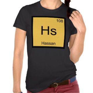 Hassan  Name Chemistry Element Periodic Table Tees