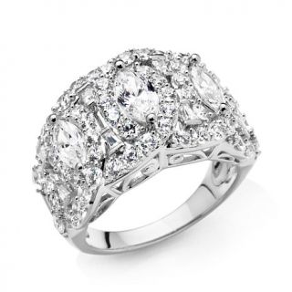 Victoria Wieck 3.26ct Absolute™ Marquise and Round Interlocking Band Ring