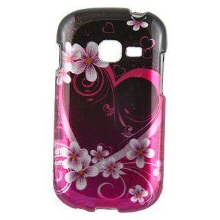 Purple Heart Protector Case for Samsung Galaxy Centura S738C & Discover S730G Cell Phones & Accessories