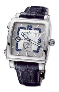 Ulysse Nardin Men's 243 92/601 Quadrato Dual Time Watch at  Men's Watch store.