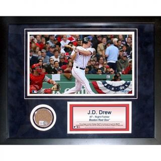 J.D. Drew Red Sox Dirt Collage by Steiner Sports