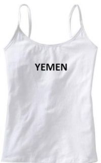 YEMEN   Country Series   White Women's / Girls Camisole (Girlie / Babydoll)   size Medium Clothing