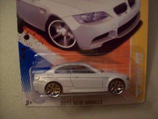 2011 Hot Wheels 26/244   New Models 26/50  '10 BMW M3 (Metallic White) Toys & Games