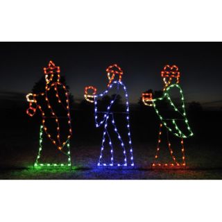 Holiday Lighting Specialists Three Wise Men Light Set