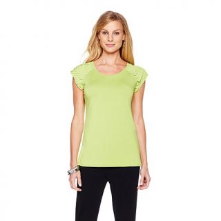 CARMEN Carmen Marc Valvo Petal Sleeve Top