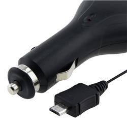 Retractable USB Data Cable/ Car Charger for Samsung i917 Focus Eforcity Cell Phone Chargers