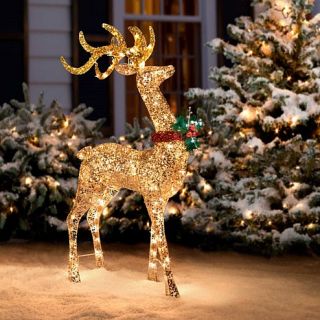 Improvements Glitter Sequin Buck Christmas Décor