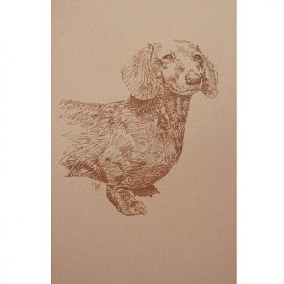 Kline Dog Art Dachshund Hand Signed Art Lithograph