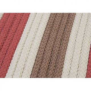 Colonial Mills Stripe It 8' Square Rug   Terracotta