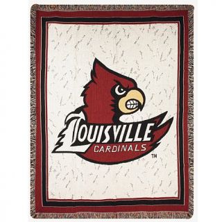 NCAA Collegiate 50" x 60" 100% Cotton Tapestry Throw   U Of Arkansas   Louisvil