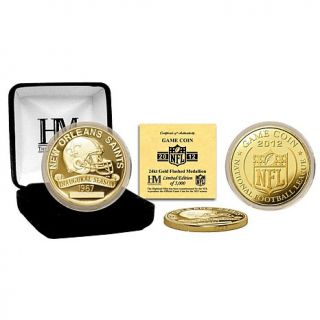 2012 Limited Edition 24K Gold Flash NFL Game Coin by The Highland Mint   New Or