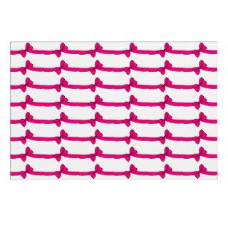 CHIC _230 PINK BOWS WRAPPING PAPER