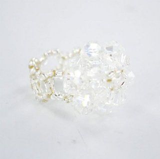 Baptism Flower Ring "White"   P77888 Jewelry