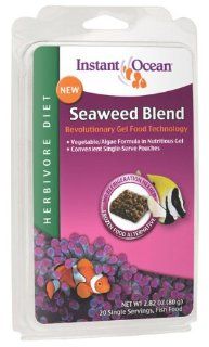 Instant Ocean Seaweed Blend Herbivore Diet Soft Gel  Pet Food 