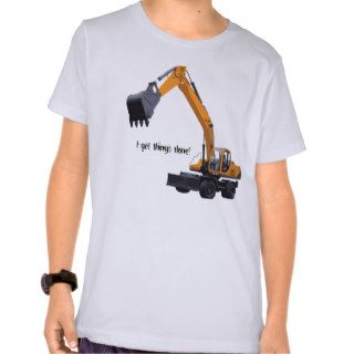 Big Construction Excavator Shirt