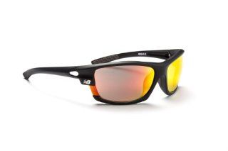New Balance Sun NB 242 2 Sunglasses, Matte Black, G15 Grey with Red Zaio Mirror Sports & Outdoors