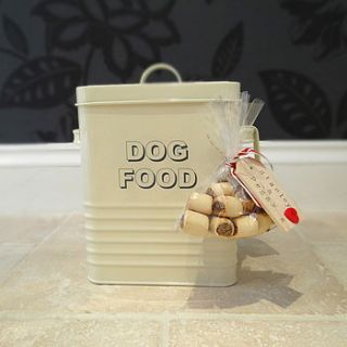 dog food tin by hopscotch of henley