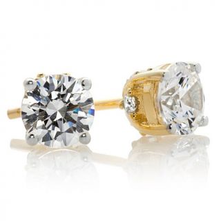 1.12ct Absolute™ Round "Surprise Stone" Stud Earrings