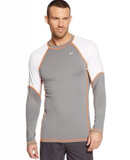 Nike Colorblocked Long Sleeve UPF Rashguard   Swimwear   Men