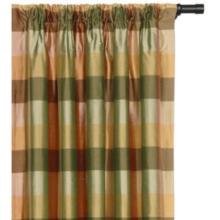 Eastern Accents Beckford Silk Plaid Curtain Panel