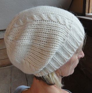 cable stitch hat by new scotland