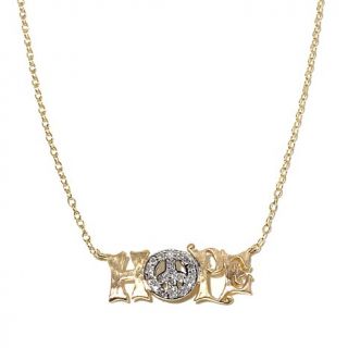 Rarities Fine Jewelry with Carol Brodie 14K Gold White Diamond "Hope" 18" Neck