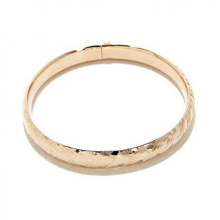 Michael Anthony Jewelry® 10K Striped Bangle Style Bracelet