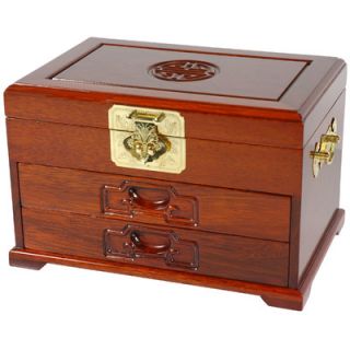 oriental furniture oriental jewelry box with two drawers